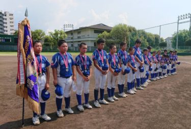 第37回九電旗学童軟式野球熊本県大会　準優勝！！！